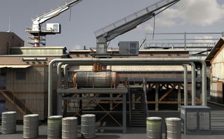 大型工業工廠廠房模型與工業區設計素材整合應用