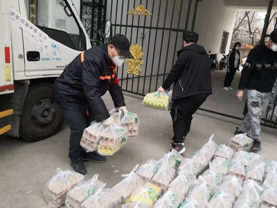 愛民區 提升保供能力，全面啟動牛奶雞蛋配送服務